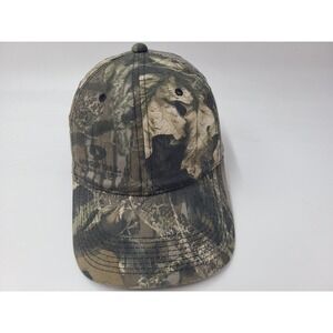 Blank Plain Mossy Oak Camo RedHead Snapback Hat Cap Hunt Fish Men Women Brown